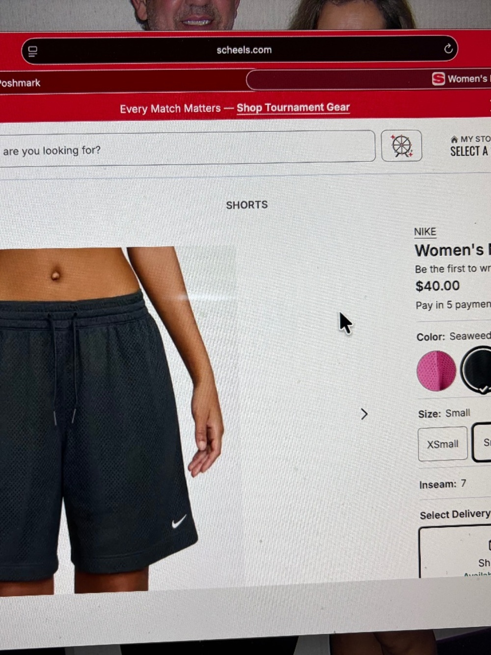 Nike Women's Essential Basketball Shorts worn TWICE